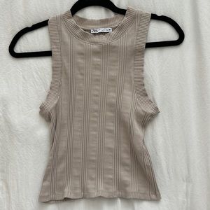 Zara high neck tank